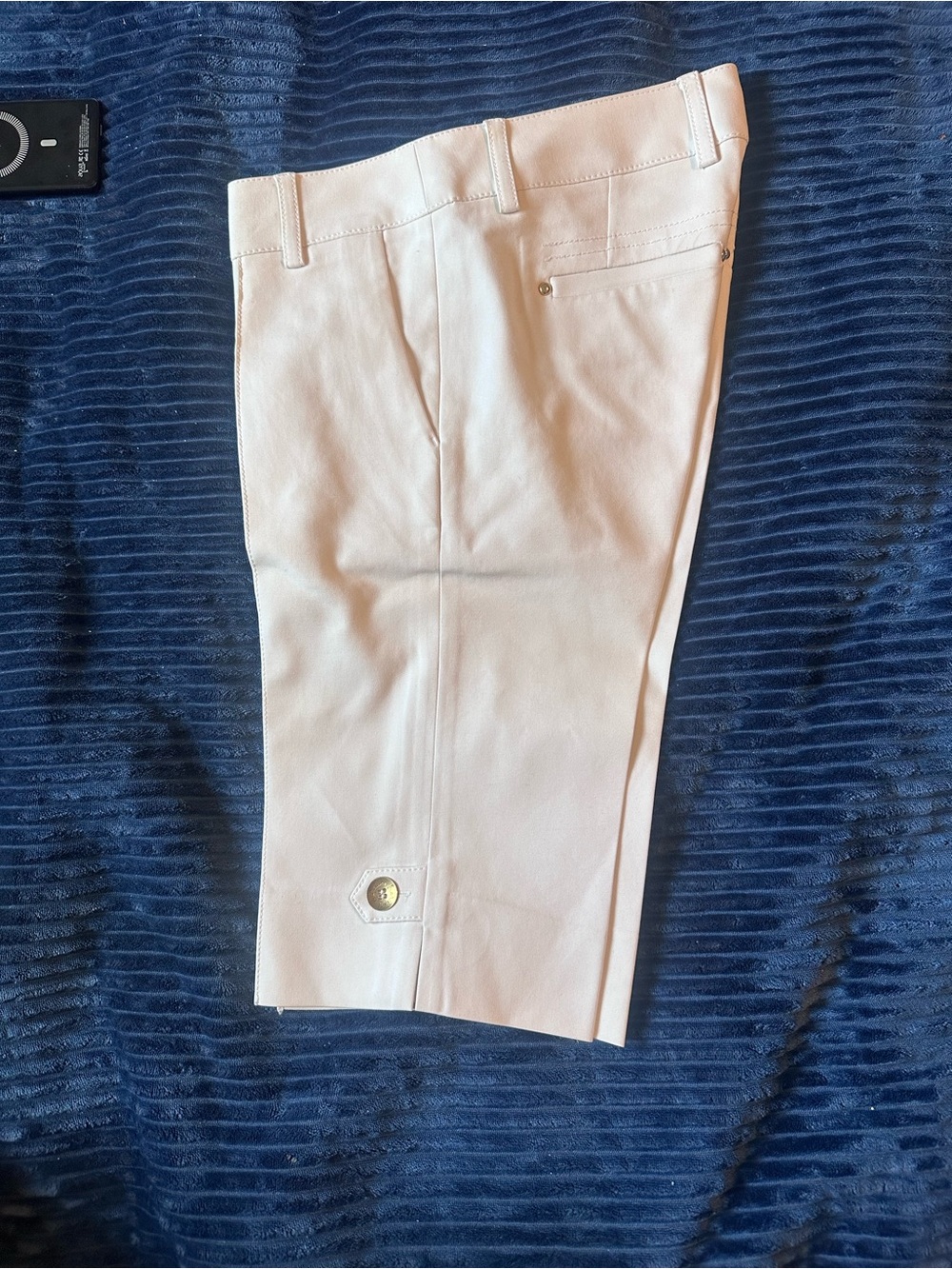 Marciano Cream Women's Bermuda Shorts with Side Tab